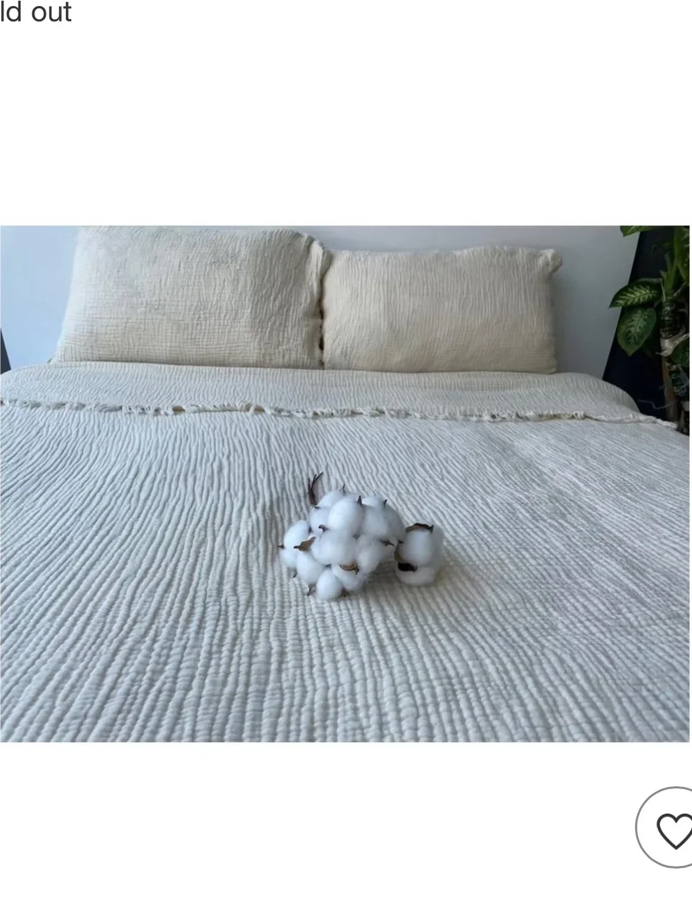 Muslin Blanket 4 Layers, Soft Bedspread, 100% Turkish Cotton Bed Cover, Ivory,
